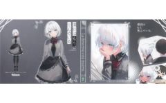 【中古】ブックカバー・栞 [単品] シエスタ＆君塚君彦 文庫箔押しブックカバー 「ライトノベル 探偵はもう、死んでいる。 第5巻 メロンブックス限定版」 同梱特典
