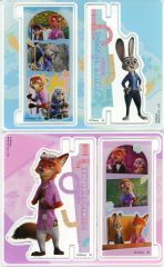 【中古】アクリルスタンド・アクリルパネル [単品] ジュディ＆ニック アクリルスタンドセット 「Blu-ray/DVD ズートピア2 Amazon.co.jp限定セット」 同梱特典
