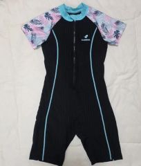 女の子 半袖水着 85(L) エルLYNN BoA 半袖室内水着