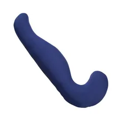 横向き寝やうつぶせ寝の姿勢を安定 抱きまくら 単品 約1150×500×200mm パウダービーズ入り 日本製 ネイビー系 寝具 枕 抱き枕