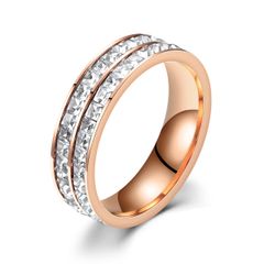 ブランド エタニティリング 4mm ゴールド シルバー エタニティ指輪 レディース 太め 18金 ピンクゴールド チタン ジルコニア 指輪 ゴールド シルバー 8mm 華奢 ファッションリング クリスマス