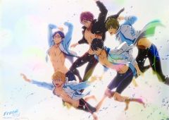 【中古】ポスター B2ポスター 集合 「Free!-Eternal Summer-」