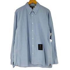 トミーヒルフィガー TOMMY HILFIGER ロゴデザイン BD コットンシャツ メンズ import：XL 