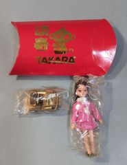 タカラ リカキーホルダー お年賀リカちゃん 2003年 リカちゃん&ちびっこチョロQ