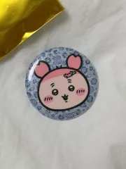 新品 ちいかわ レオパード 缶バッジ カニ ヒョウ柄
