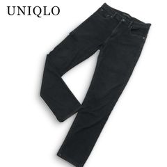 UNIQLO ユニクロ 秋冬★ 裏起毛 ヒートテック ウルトラ ストレッチ スリムフィット ジーンズ デニム パンツ Sz.29 メンズ 黒