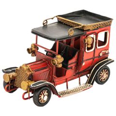 [デバリエ] アンティーク 雑貨 アメリカン オールド ビンテージカー 小物 レトロ 自動車 ブリキ おしゃれ雑貨 誕生日プレゼント 男性 父の日 贈り物 (classic car S レッド) li-13-cr