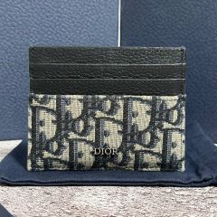 フルセット Dior ディオール オブリーク カードウォレット ベージュ
