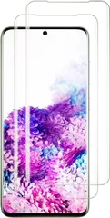 適用 Galaxy S20 ガラスフィルム 適用 ギャラクシーS20 SC-51A SCG01用 強化ガラス 3D曲面【2枚セット】指紋認証対応 日本素材製 ガラスカバー 極薄 高透過率 耐指紋 撥油性 3Dラウンドエッジ加工 硬度9H/高透過率/自動吸着 に