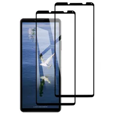 DZHFU ガラスフィルム 高透過率 Xperia 10 IV 用 強化ガラスフィルム2枚入り 硬度9H 気泡ゼロ 全面保護フィルム