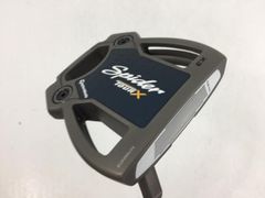 返品OK 【中古ゴルフクラブ】【超美品】テーラーメイド スパイダー ツアー X スモールスラント パター 2024 KBS BLACK STEPLESS スチール パター