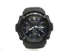 カシオ CASIO G-SHOCK AWG-M100SB 電波ソーラー 腕周り15-22cm メンズ腕時計 取説専用箱無し 不動品 ノーチェックジャンク品■