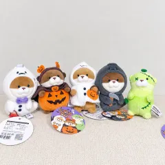 新作5種 幽霊 カボチャ 마을 우소우소짱 ハロウィーン ぬいぐるみ キーホルダー まとめ