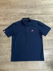 アディダス ネイビー ゴルフ ポロTシャツ 105