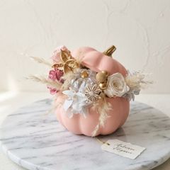 ハロウィン🎃かぼちゃアレンジメント🎃プリザーブドフラワー🌸ドライフラワー🍀✨自宅用✨プレゼント用🎁No,139