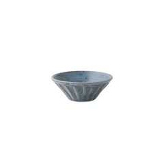 【新品】 昭和製陶 わび 紺ねず しのぎ深鉢 小φ9.5×3.6cm 美濃焼 日本製 食洗器対応
