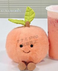 趣味ふたばのモモのぬいぐるみかわいいフルーツのぬいぐるみプレゼント jellycat