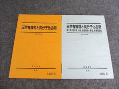 駿台 天然有機物と合成高分子化合物 テキスト/第V・VI章/付録/演習問題の解答/自習問題集2025夏期 全て状態良2冊 019S0D