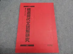 駿台 精選現代文読解研究 駿台現代文科編 状態良い 2017 後期 朝露靖俊 008S0B