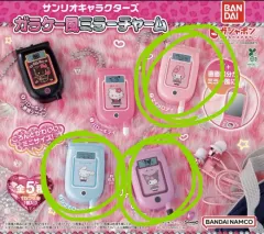 サンリオキャラクターズ カラオケ風ミラーチャーム スマートフォンキーホルダー ガチャ