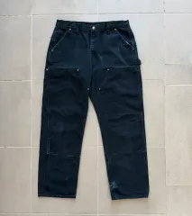 ヴィンテージ Carhartt カーハート ダブルニー ブラック 36-32 B01 BLK