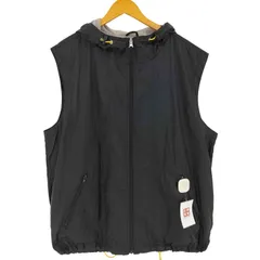 ギャップ Gap 00s OLD ジップアップ フーデッド ナイロン ベスト メンズ XL
