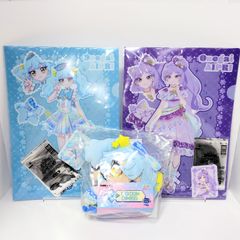 DMMくじ おねがいアイプリ W CHANCE＆選べるA賞-2 夢宮あおい ぬいぐるみ E-6賞 望永エマ クリアファイル＆ステッカー E-2賞 夢宮あおい クリアファイル＆ステッカー カード付属