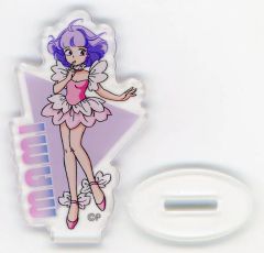 【中古】アクリルスタンド・アクリルパネル クリーミィマミ(ピンク×パープル/ピンクドレス) 「クリーミィマミ アクリルスタンド」 ダイソー限定
