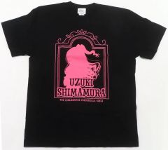【中古】衣類 島村卯月(Live Broadcast 24magic ver.) 公式シルエットTシャツ ブラック XLサイズ 「THE IDOLM＠STER CINDERELLA GIRLS Live Broadcast 24magic ～シンデレラたちの2