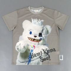 【中古】Tシャツ ハミクマソウル Tシャツ グレー フリーサイズ 「ハロウィーン・ホラー・ナイト」 ユニバーサル・スタジオ・ジャパン2024限定
