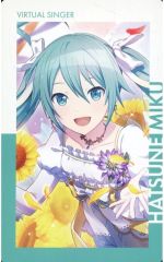 【中古】キャラカード 初音ミク(ノーマル) 「プロジェクトセカイ カラフルステージ! feat. 初音ミク Anniversary/Birthdayカードイラスト ePick card series」
