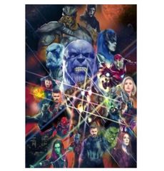 163A3 アベンジャーズ ポスター キャンバス エンドゲーム マーベル 映画