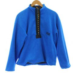 バンフ BANFF フリース 上着 S/P 青 ブルー 長袖 ギザギザ模様 /GG ■GY58