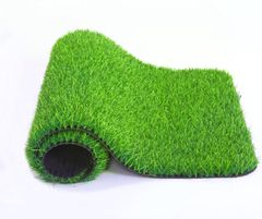 防草シート一体型 20mm (双色春草 芝丈 ロールタイプ 1x02m) 1m×2m 人工芝
