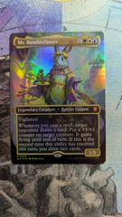MTG　バンブルフラワー夫人　ボーダーレス　foil　英語