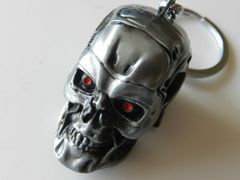 ◆メタル/ヴィンテージ/ターミネーター/メカニカル 機械スカル ヘッド キーホルダー/ターミネータースカルヘッド キーホルダー/男性女性ファッションペンダント/キーリング車のキーアクセサリー