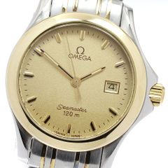 オメガ OMEGA シーマスター120 YGベゼル クォーツ レディース _975198