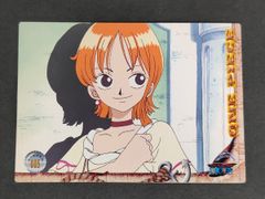 eb611 ワンピース ONE PIECE トレーディングステッカー カード ナミ トレカ 005 アマダ トレーディングステッカー