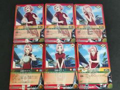 eb611 NARUTO -ナルト- カードゲーム カード まとめ 忍者 春野サクラ 6枚 忍-237 忍-120 忍-345 忍-327 忍-290 バンダイ TCG