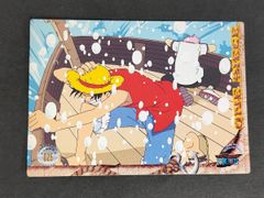 eb611 ワンピース ONE PIECE トレーディングステッカー カード おれは 逃げる!!! トレカ 025 アマダ 食玩 トレーディングステッカー