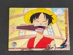 eb611 ワンピース ONE PIECE トレーディングステッカー カード モンキー D ルフィ トレカ 021 アマダ 食玩 トレーディングステッカー