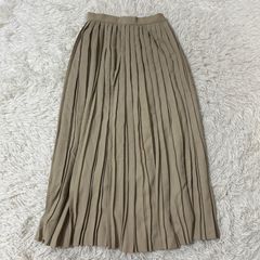 CAHIER プリーツスカート ベージュ 30 シンプル  清楚 着回し 上品