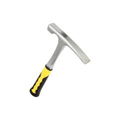 【新品】 ロックピックハンマー 超硬質ヘッド ハツリハンマー 採掘用 地質調査 金槌 (フラットハンマー)