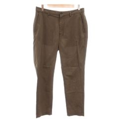 グリーンレーベルリラクシング ユナイテッドアローズ green label relaxing 美品 スラックス ボトムス テーパード ウール混 ドローコード XL 茶 ブラウン /OB