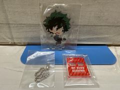 【I1-13】◎ 僕のヒーローアカデミア×アニメイトカフェ 緑谷出久 アクリルスタンドキーホルダー　中古
