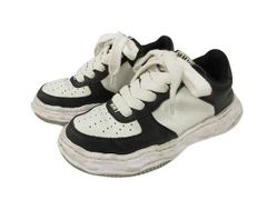 ミハラヤスヒロ MIHARA YASUHIRO WAYNE OG Sole Leather Low top Sneaker ウェイン スニーカー レザー ローカット ブラック ホワイト AA☆