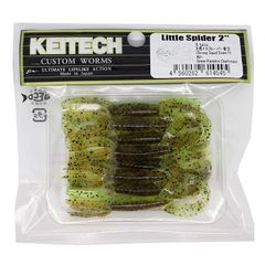 【新品】 ケイテック(Keitech) リトルスパイダー 2インチ #401 グリパンシャート