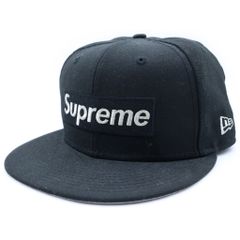 SUPREME (シュプリーム) 20SS ×NEW ERA $1M Metallic Box Logo ニューエラ メタリックボックスロゴ キャップ ブラック