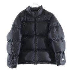 STUSSY (ステューシー) 23AW PARACHUTE RIPSTOP ナイロンジップアップダウンジャケット ブラック 115742