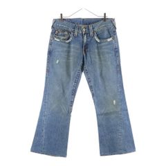 TRUE RELIGION (トゥルーレリジョン) JOEY ジョーイ コットン フレア ブーツカットデニムパンツ インディゴ 25764